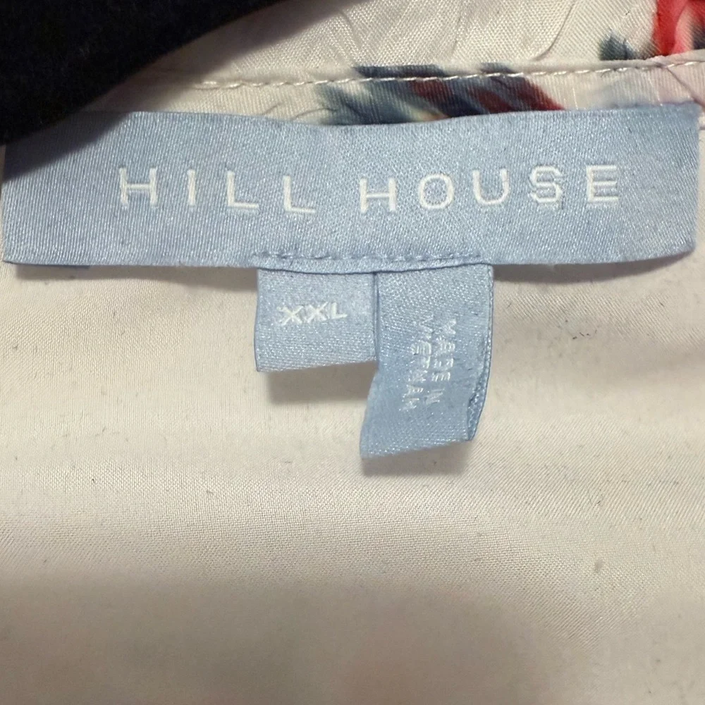 Hill House Floral Button-Up Blouse with Peter Pan Collar - Picture 2 of 4